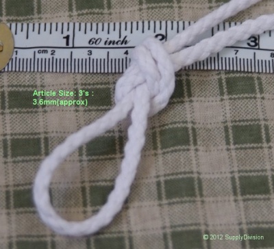 Cotton cord-2mm to 8mm